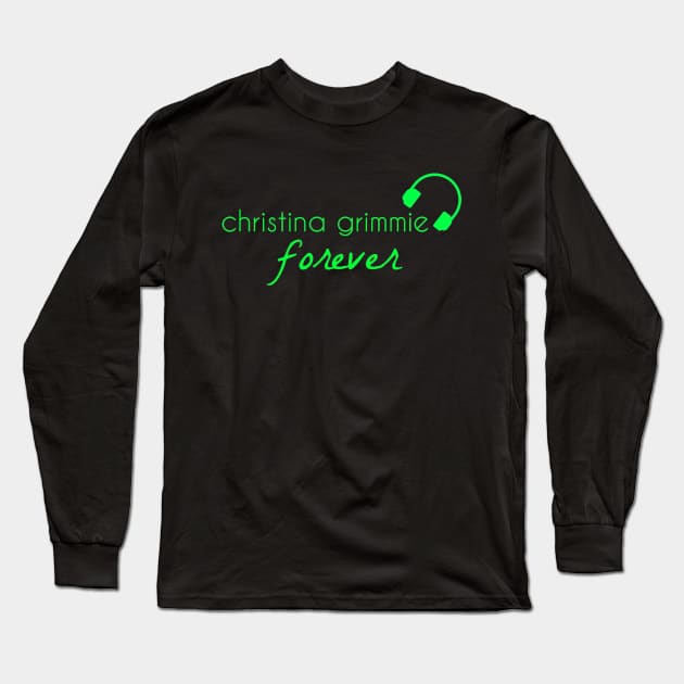 Christina Grimmie Forever Long Sleeve T-Shirt by Zephyr's Tune